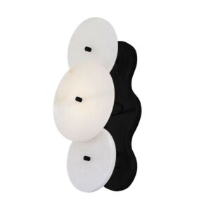 Cosmos One Light Wall Sconce in Matte Black by Varaluz