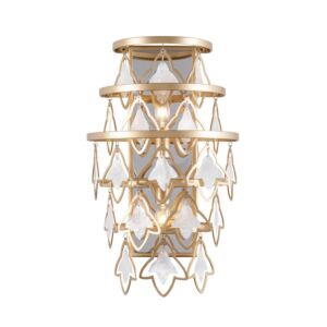 Fleur Two Light Wall Sconce in French Gold by Varaluz