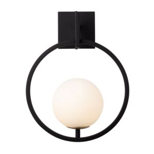 Stopwatch One Light Wall Sconce in Matte BlackFrench Gold by Varaluz