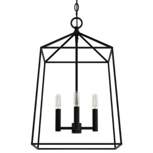 Fair Oaks  Pendant in Matte Black by Hunter