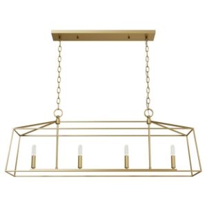 Fair Oaks  Chandelier in Luxe Gold by Hunter