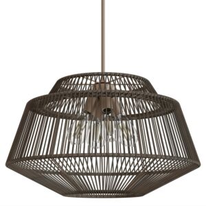 Brookhollow  Pendant in Sable Rattan by Hunter