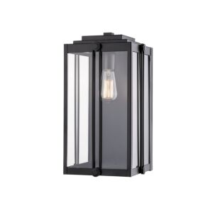 Oakland 1-Light Outdoor Wall Sconce in Powder Coated Black