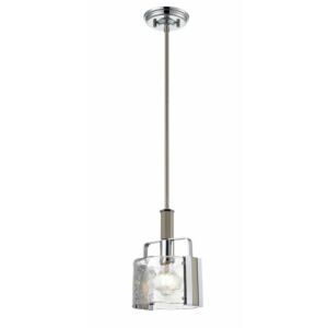 Georgian Bay 1-Light Mini-Pendant in Chrome and Buffed Nickel