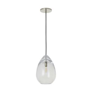 Alina 1-Light Pendant in Polished Nickel