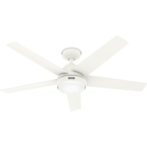 Skyflow 52"Ceiling Fan in Matte White by Hunter