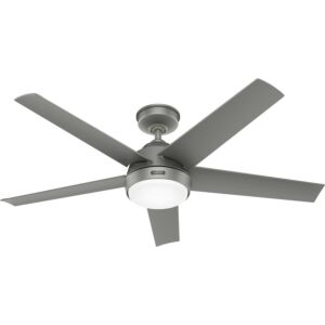 Skyflow 52"Ceiling Fan in Matte Silver by Hunter