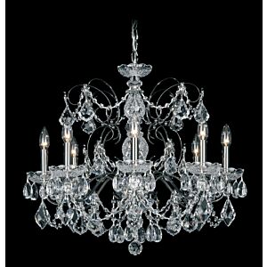 Century Eight Light Chandelier in Black by Schonbek