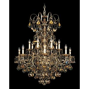 New Orleans 14 Light Chandelier in Gold by Schonbek