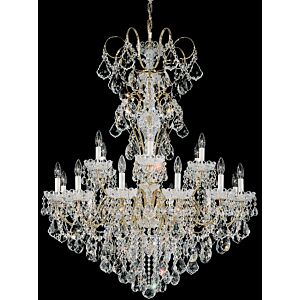 New Orleans 18 Light Chandelier in French Gold by Schonbek