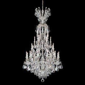 Renaissance 25 Light Chandelier in Black by Schonbek