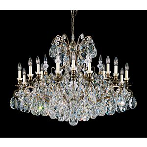 Renaissance 19 Light Chandelier in Antique Silver by Schonbek