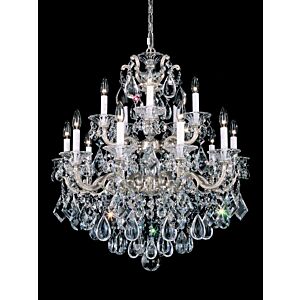 La Scala 15 Light Chandelier in Heirloom Gold by Schonbek