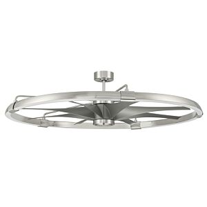 Axel 5-Light 52" Fandelier in Brushed Polished Nickel