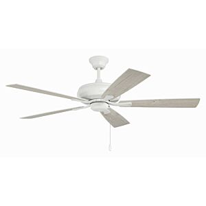 Eos 52" Hanging Ceiling Fan in White