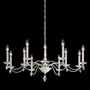 Modique 12 Light Chandelier in Silver by Schonbek