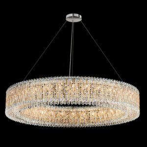 Sarella 32 Light Pendant in White by Schonbek