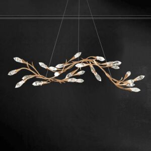 Secret Garden LED Linear Pendant in Heirloom Bronze by Schonbek