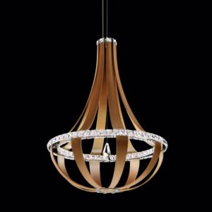 Crystal Empire LED LED Pendant in Iceberg by Schonbek