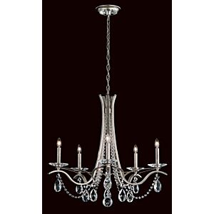 Vesca Five Light Chandelier in Heirloom Gold by Schonbek