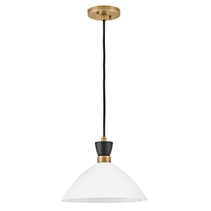 Simon 1-Light LED Pendant in Black