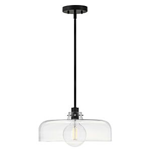 Maisie 1-Light LED Pendant in Black