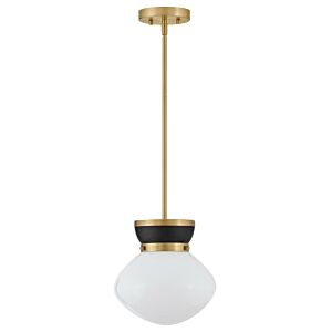 Lucy 1-Light LED Pendant in Black