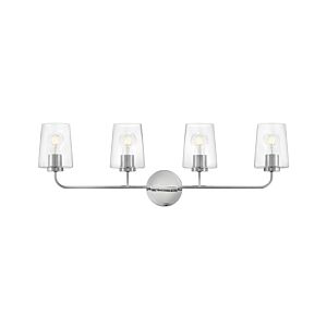 Kline 4-Light LED Bathroom Vanity Light in Chrome