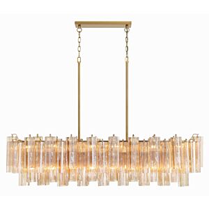 Addis 14 Light Chandelier in Aged Brass by Crystorama