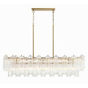 Addis 14 Light Chandelier in Aged Brass by Crystorama