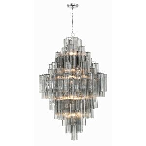 Addis 20-Light Chandelier in Polished Chrome