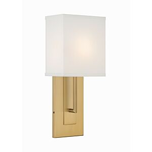 Brent 1-Light Wall Sconce in Vibrant Gold