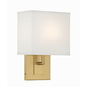 Brent 1-Light Wall Sconce in Vibrant Gold