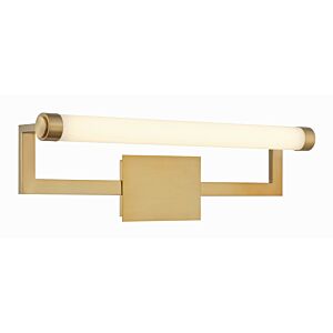 Clinton 1-Light LED Bathroom Vanity Lightroom Vanity in Vibrant Gold