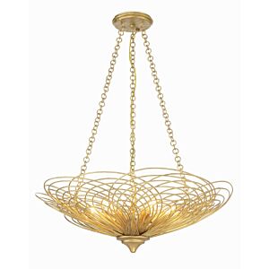 Doral Six Light Chandelier in Renaissance Gold by Crystorama