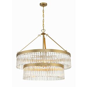 Emory 9-Light Chandelier in Modern Gold