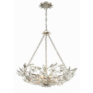 Marselle 6-Light Chandelier in Antique Silver