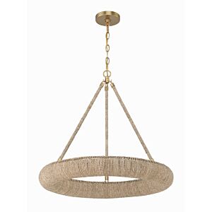 Oakley LED Chandelier in Soft Gold by Crystorama