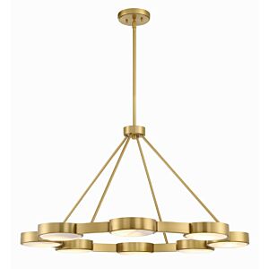 Orson 8-Light Chandelier in Modern Gold