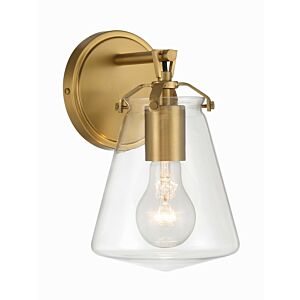 Voss One Light Wall Sconce in Luxe Gold by Crystorama