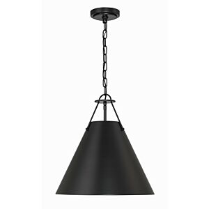 Xavier 3-Light Pendant in Matte Black