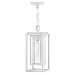 Republic 1-Light LED Hanging Lantern in Textured White