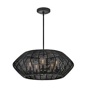 Luca 5-Light LED Chandelier in Black