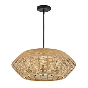 Luca 5-Light LED Chandelier in Black