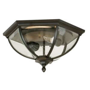 Craftmade Britannia 8" Outdoor Ceiling Light in Oiled Bronze Outdoor