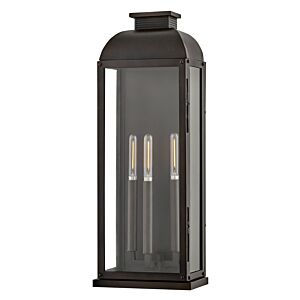 Tiverton 3-Light LED Wall Mount in Dark Oxidized Brass