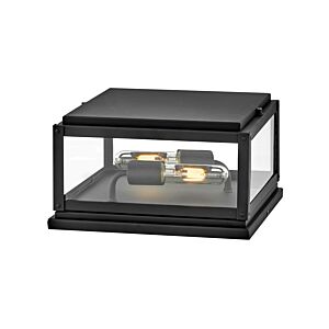 Max 2-Light LED Pier Mount in Black