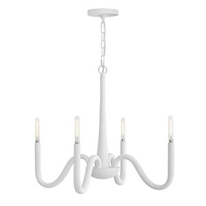 Maris 4-Light LED Chandelier in Textured Plaster