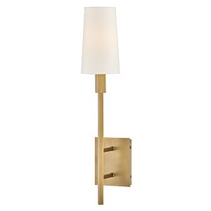 Fenwick 1-Light LED Wall Sconce in Heritage Brass