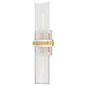 Kipton 2-Light LED Wall Sconce in Polished Nickel